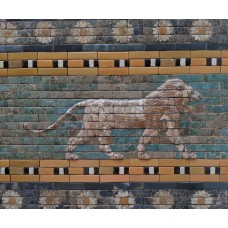 Processional way at the Ishtar gate, lion, Pergamon Museum